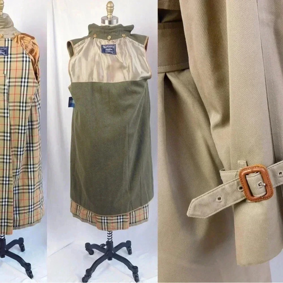 ‘Burberrys’ 1980’s vintage Trench with wool liner ❤️ Sz 4 or small 6. - Picture 3 of 6